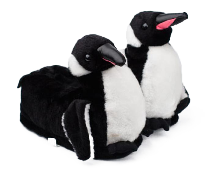 mens penguin slippers