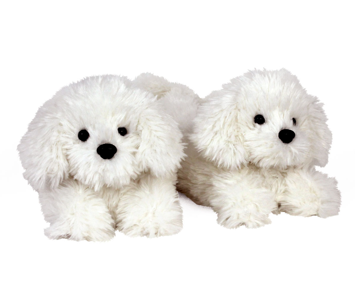 plush dog slippers