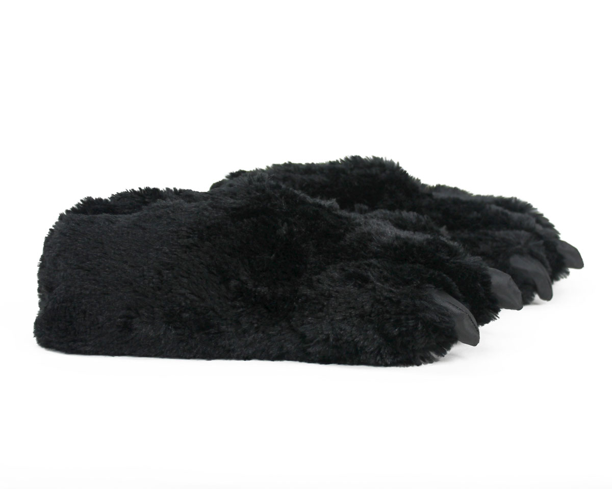 black paw slippers