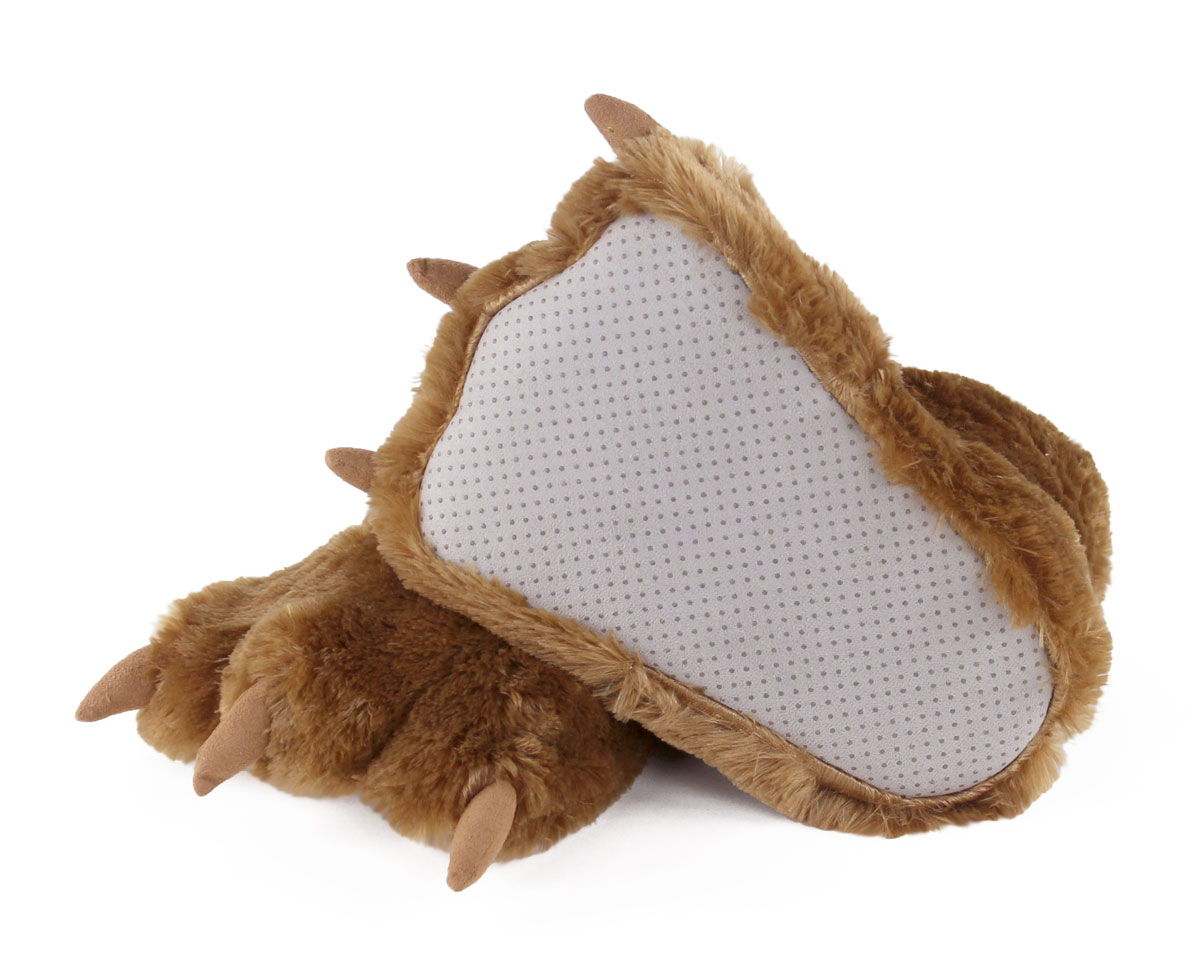 Brown Bear Paw Grizzly Bear Claw Slippers