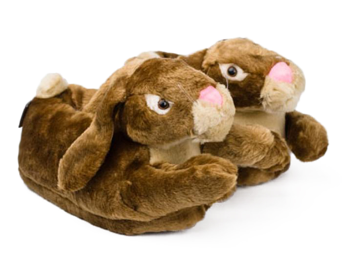 mens rabbit slippers