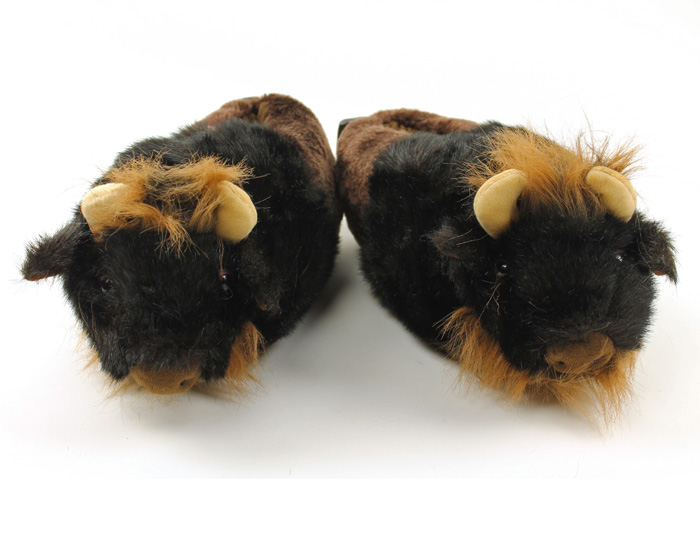 Buffalo | Bison Slippers | Prairie Animal