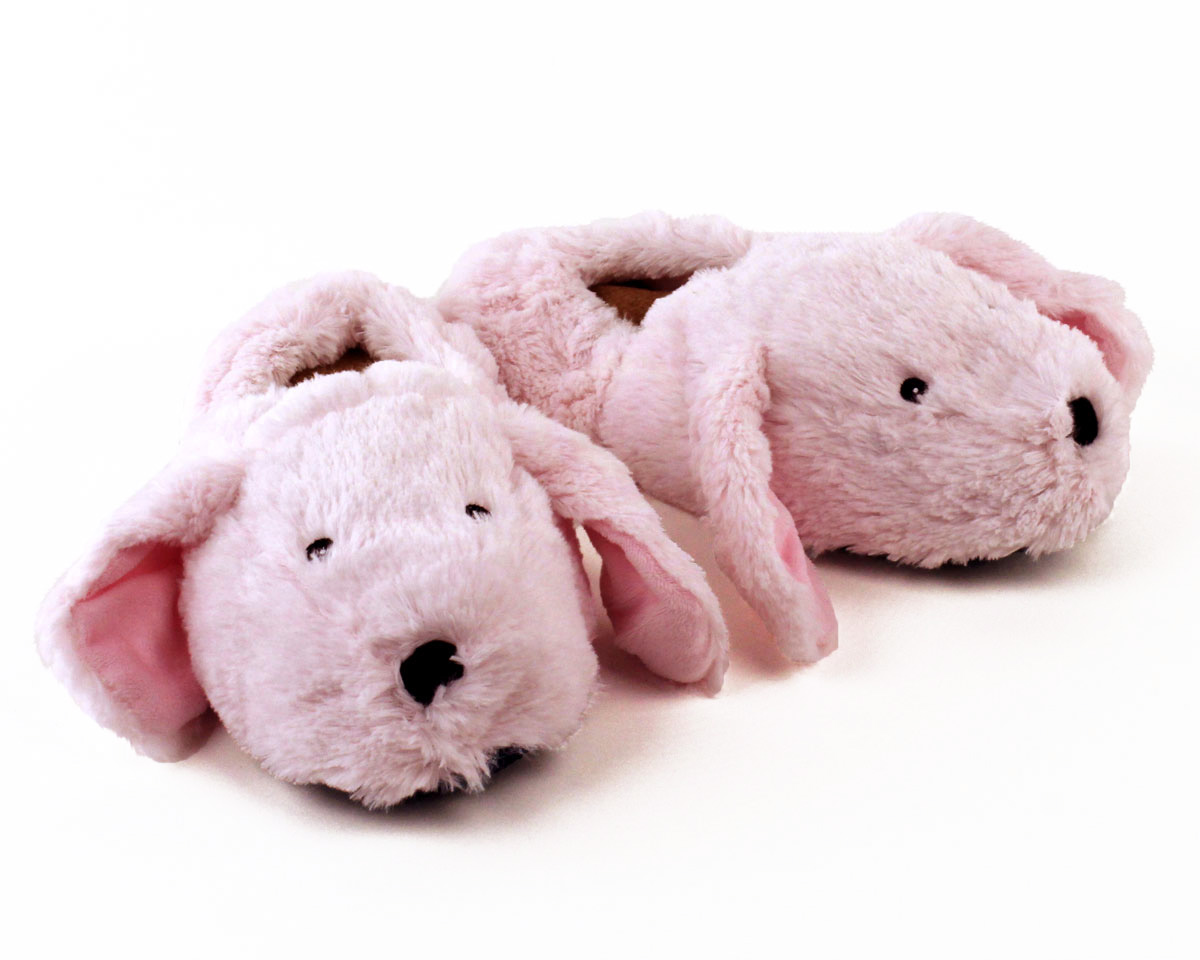 womens pink bunny slippers