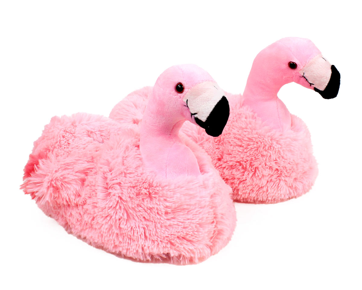 ladies flamingo slippers