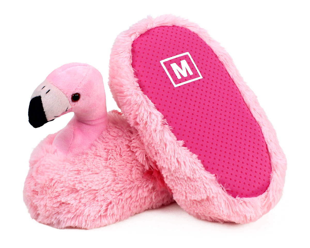 ladies flamingo slippers