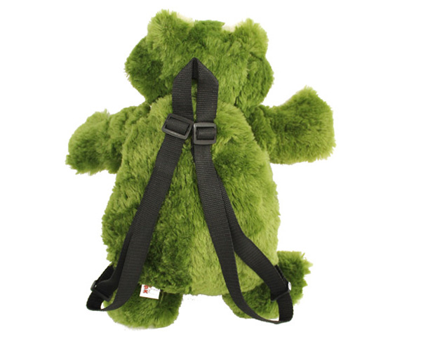 turning stuffed animal into backpack