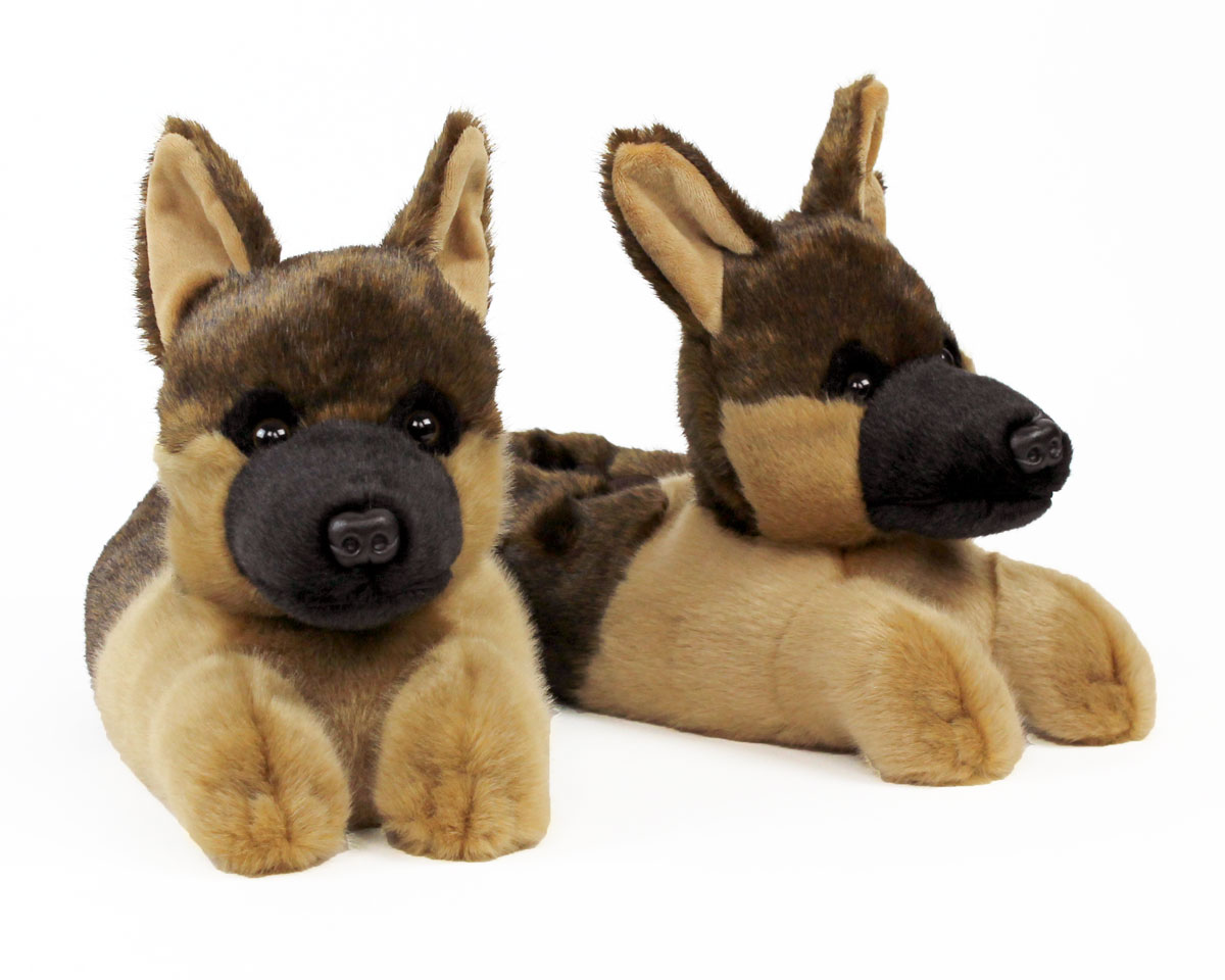 spontan Blive ved Også German Shepherd Slippers | German Shepherd Dog Slippers