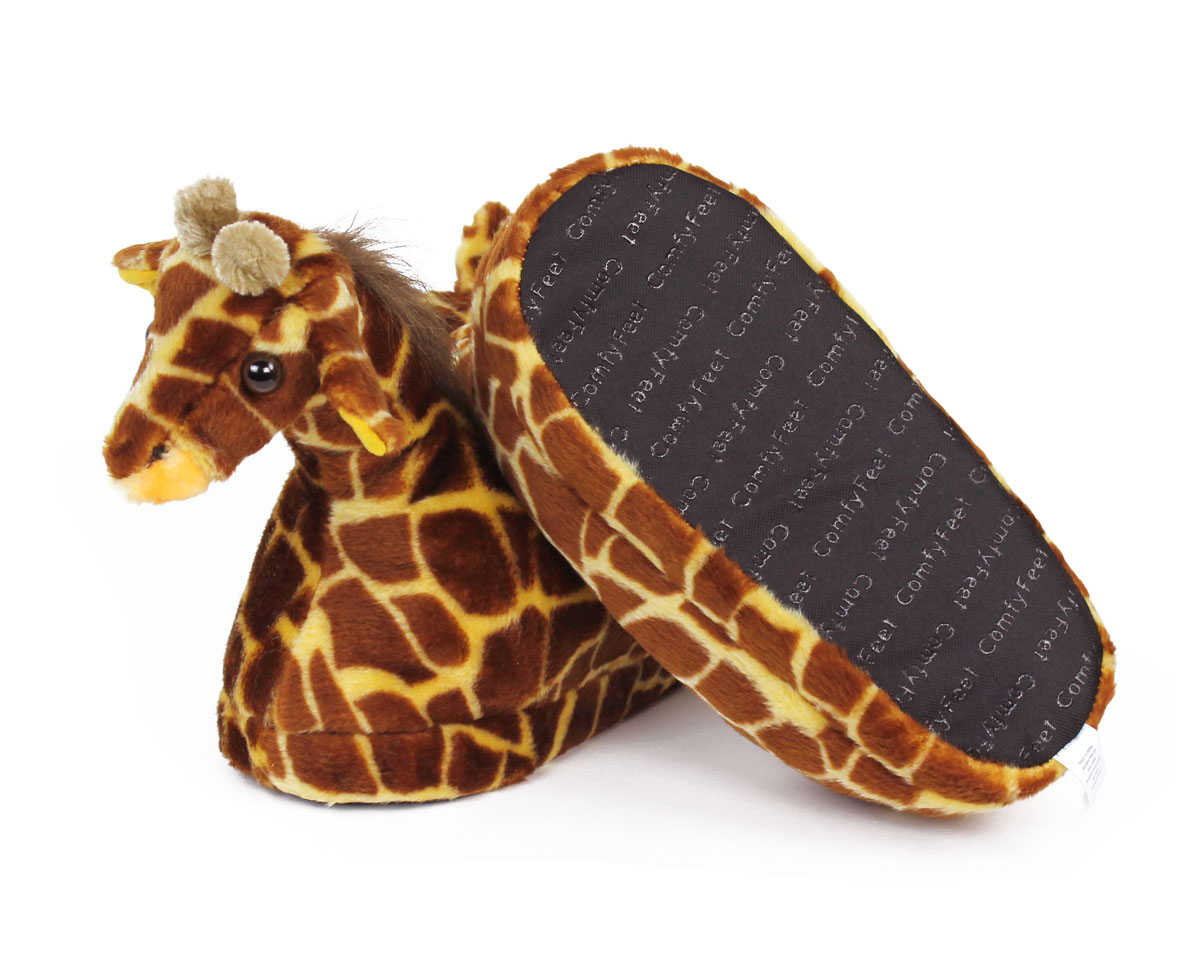 girls giraffe slippers