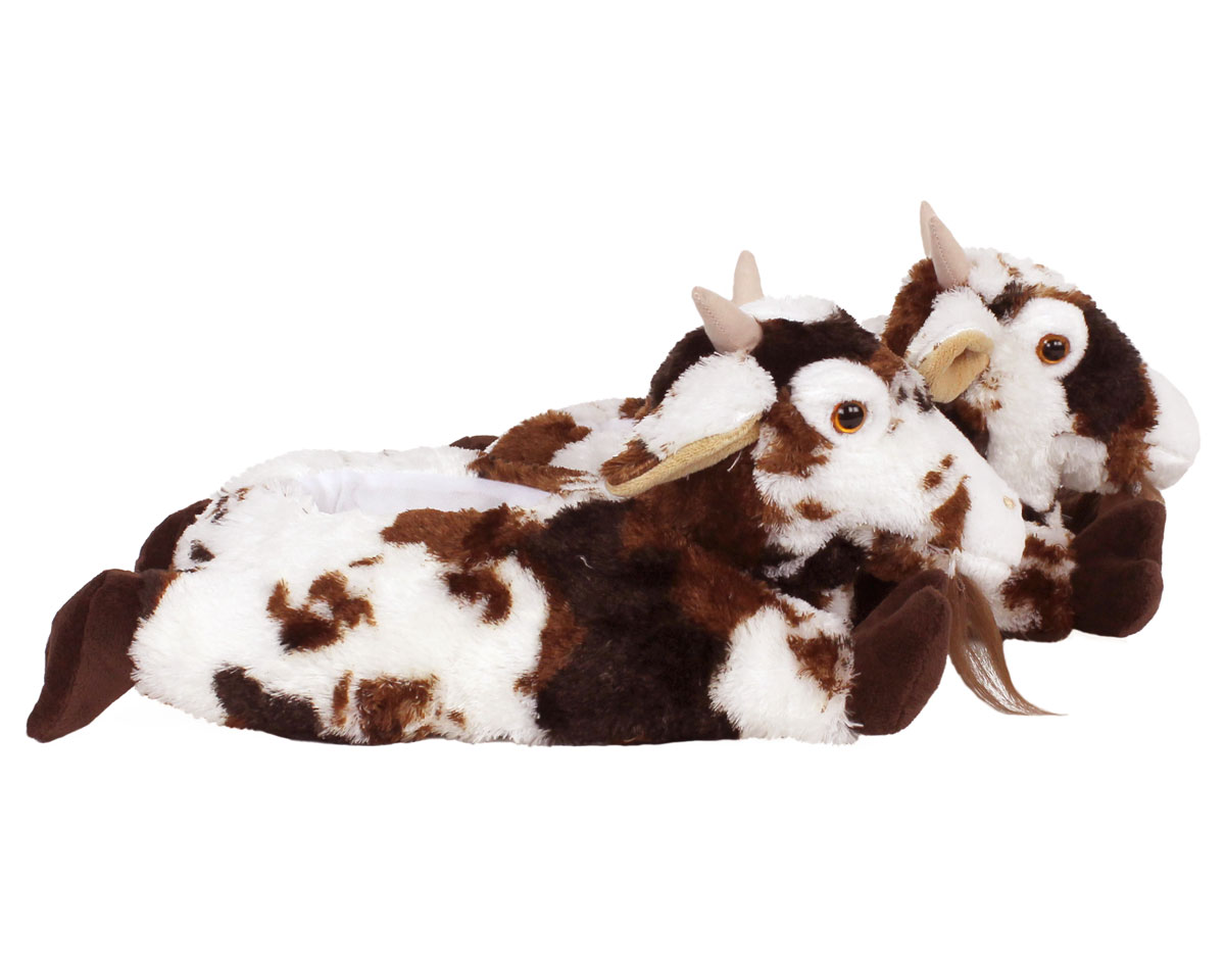 Goat Slippers | Plush Billy Goat Slippers