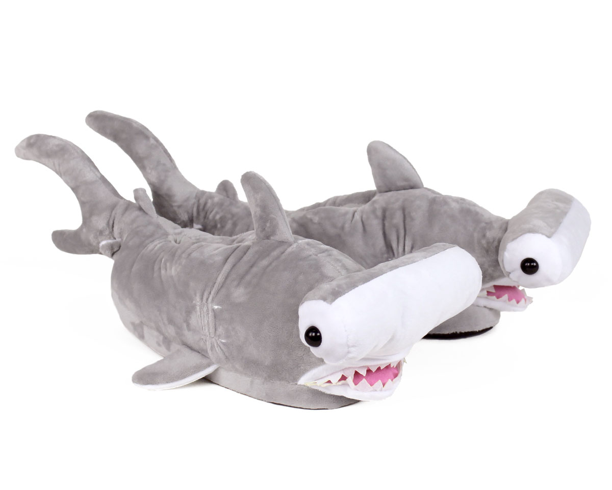 høflighed råd Tilbageholdelse Hammerhead Shark Slippers | Shark Slippers | Animal Slippers