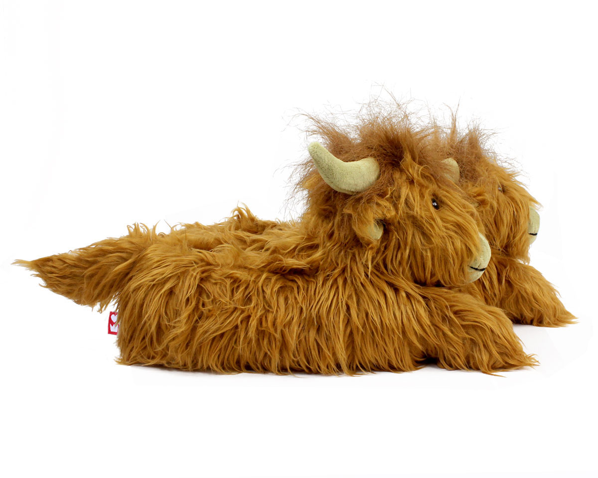 Highland cattle slippers store