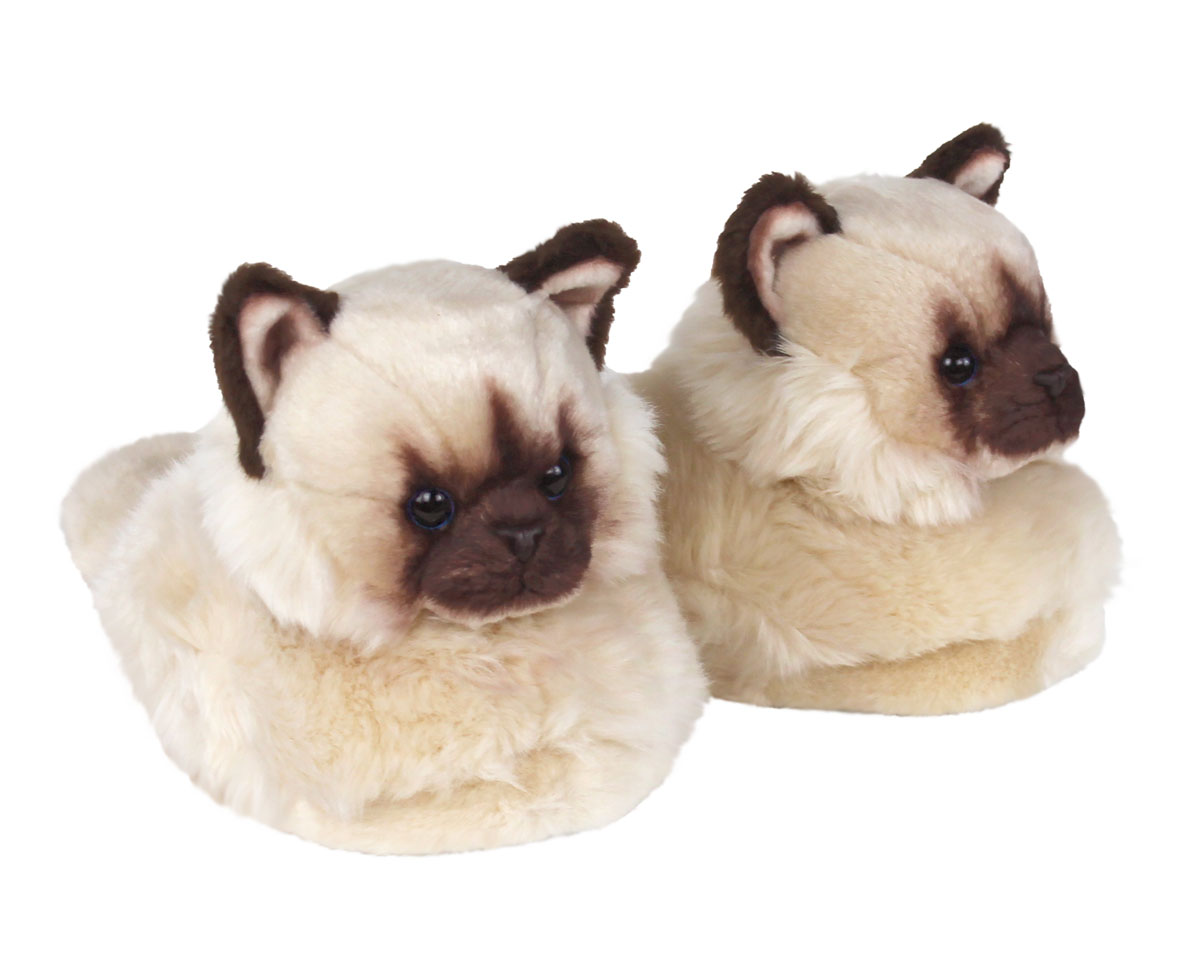 Himalayan Cat | Persian Cat Slippers | Long Hair Cat Slippers