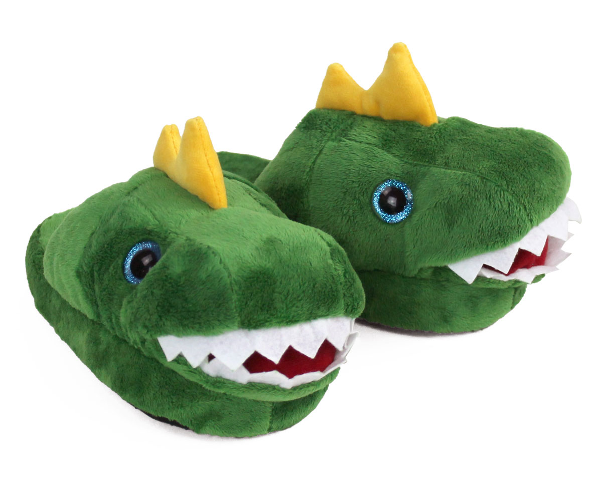 kids dinosaur slippers