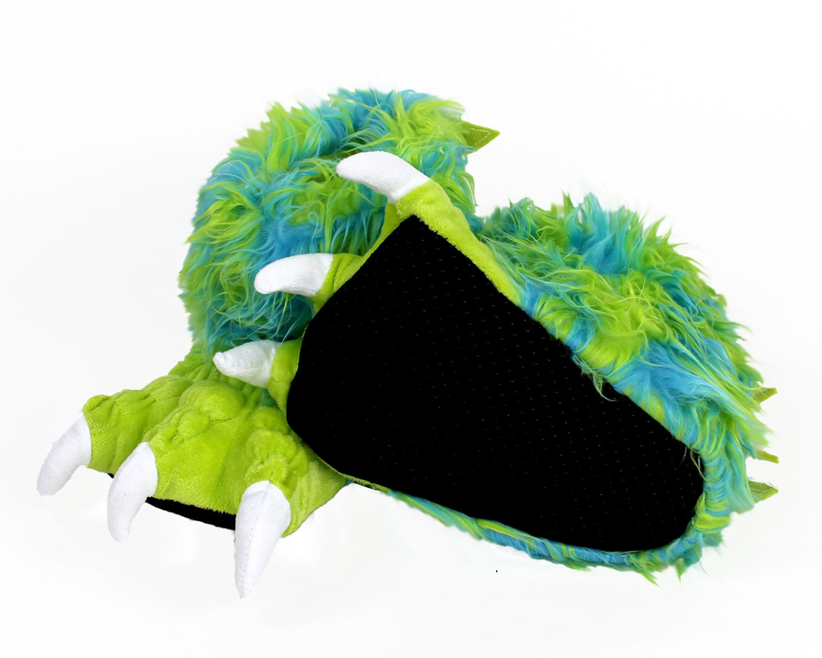 Green Monster Claw Slippers | Blue and Green Dragon Feet