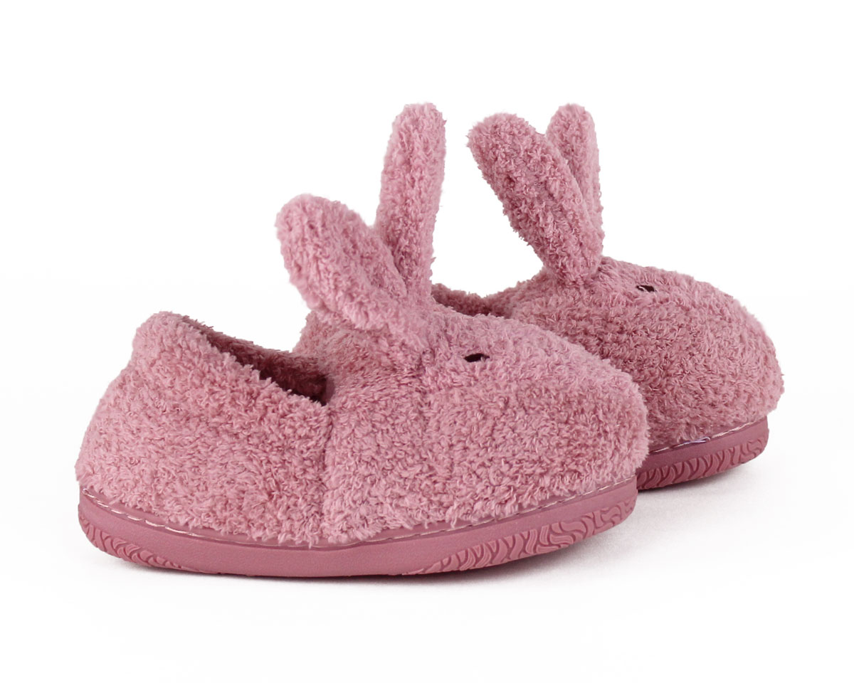 Pink Bunny Slippers | Rabbit House Shoes Children