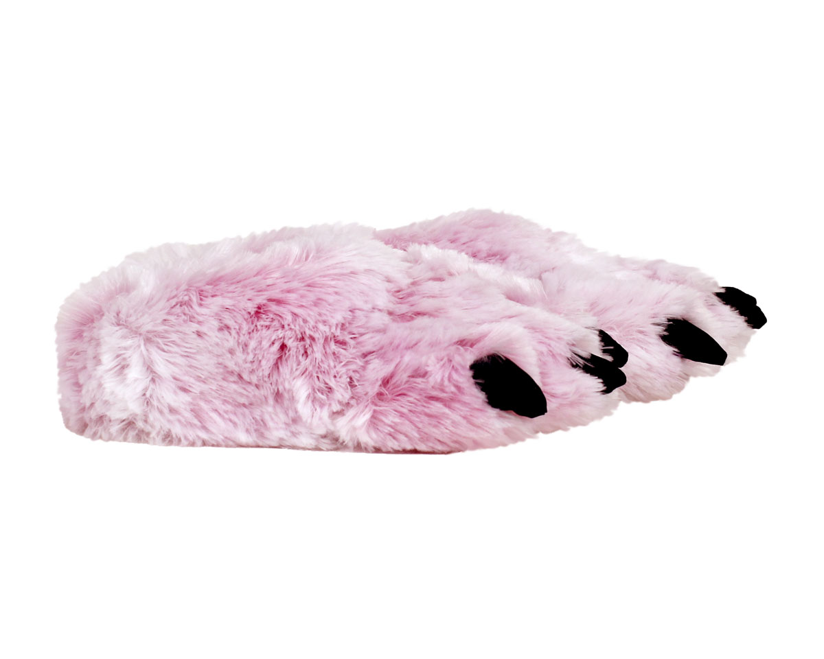Pink tiger paw sales slippers