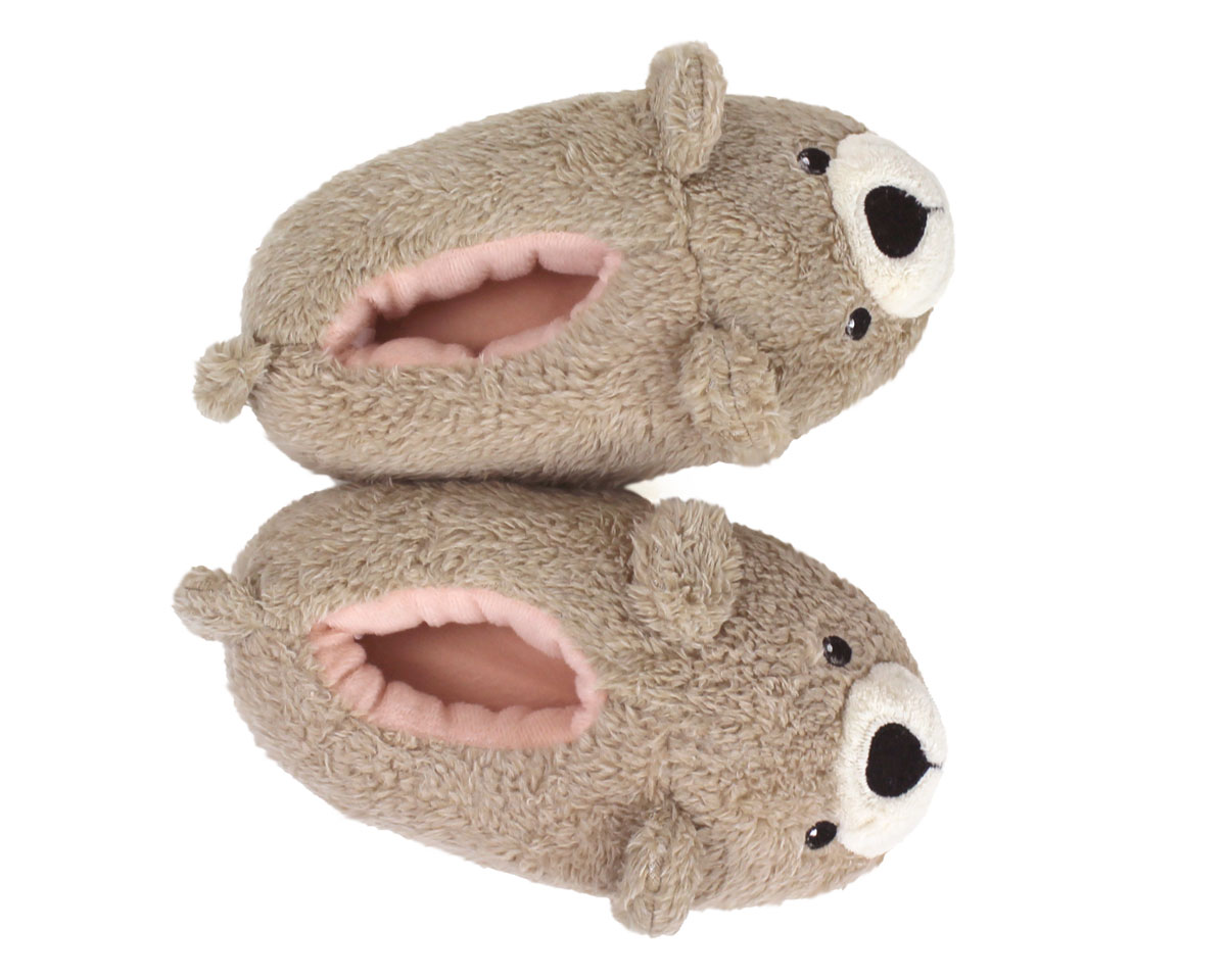 teddy bear slippers for toddlers