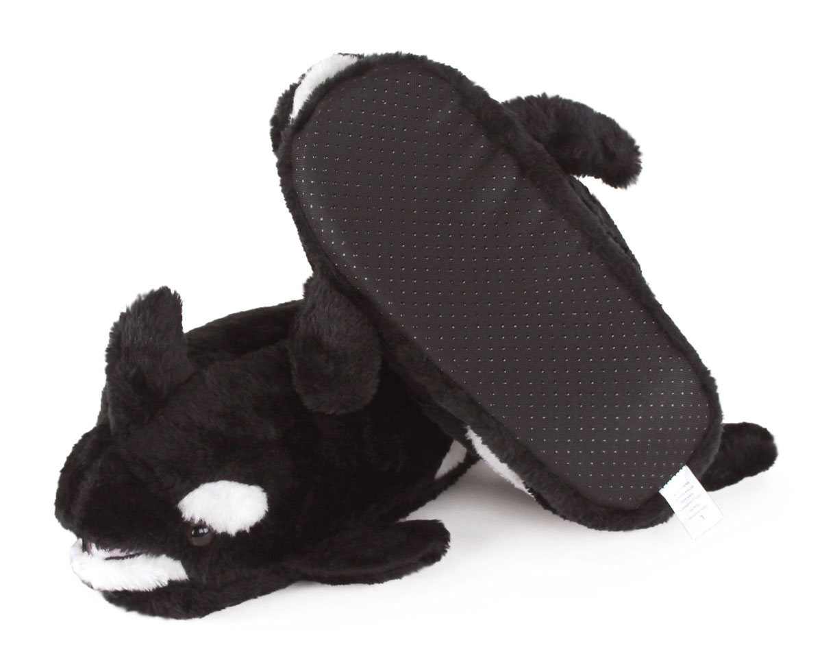 Whale Slippers Killer Whale Slippers Orca Slippers