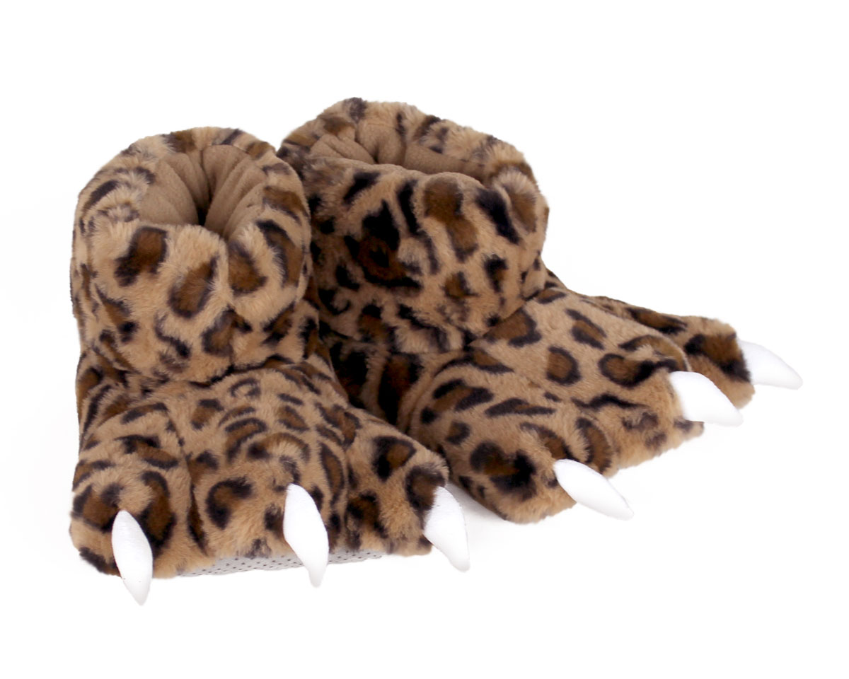 Leopard Paw Slippers | Cheetah Slippers