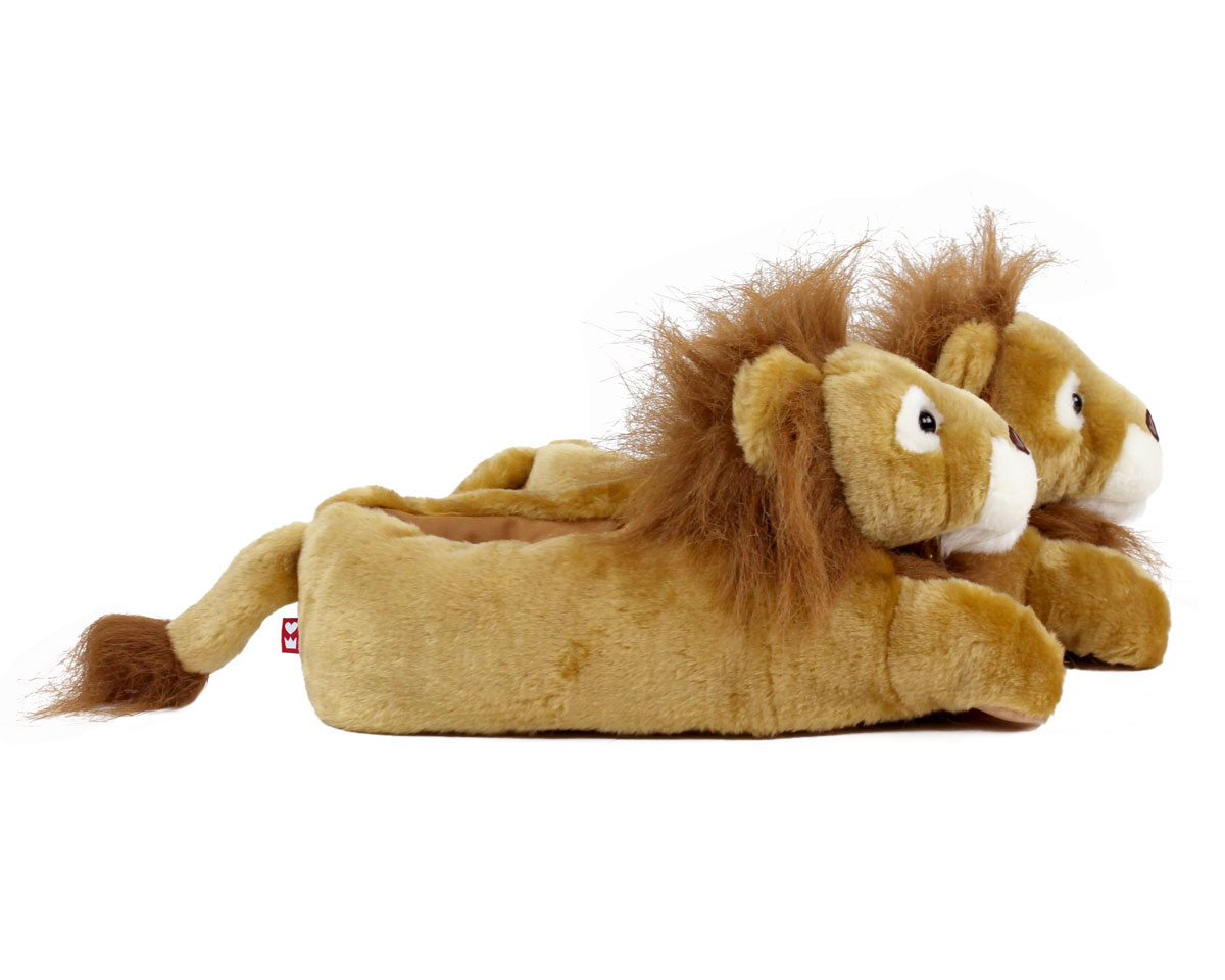 kids lion slippers