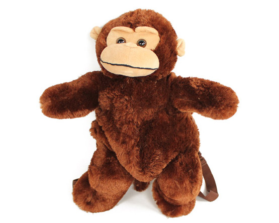 stuffed monkey backpack