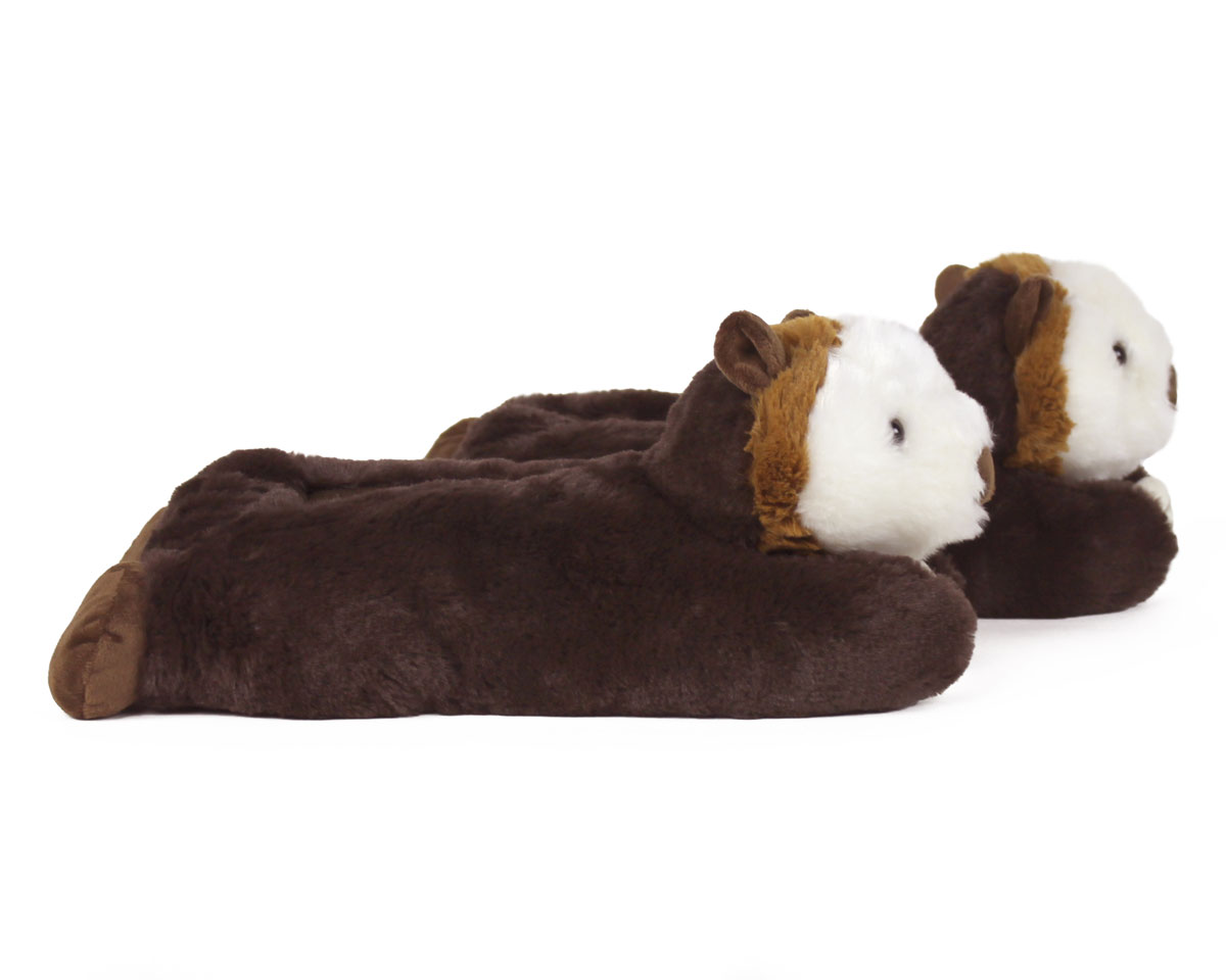 Otter Plush Slippers- Cutest Fluffy House Slippers Cozy - Med