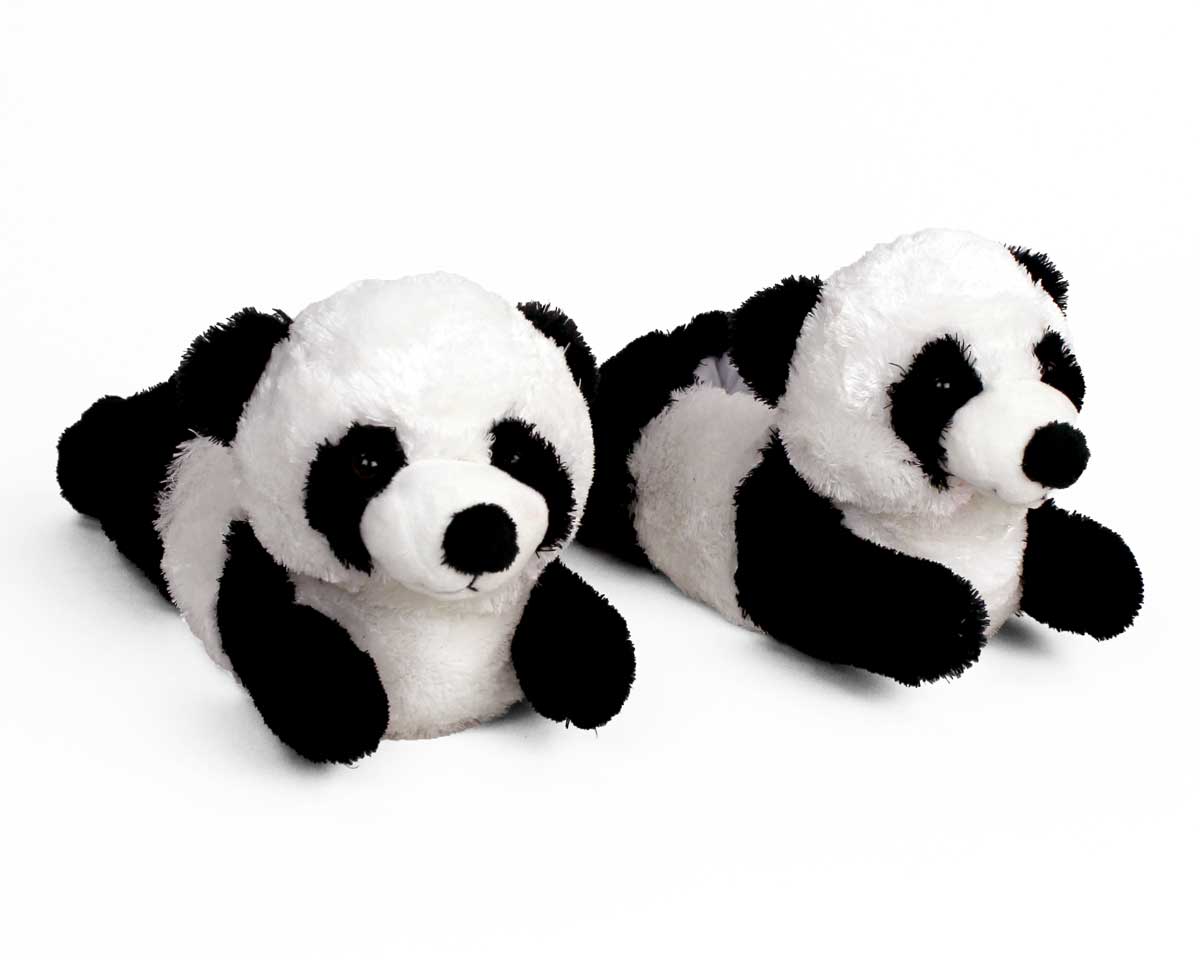 72mm Details about   Panda Bear Slippers with Elastic Back to fit 18" Dolls New 