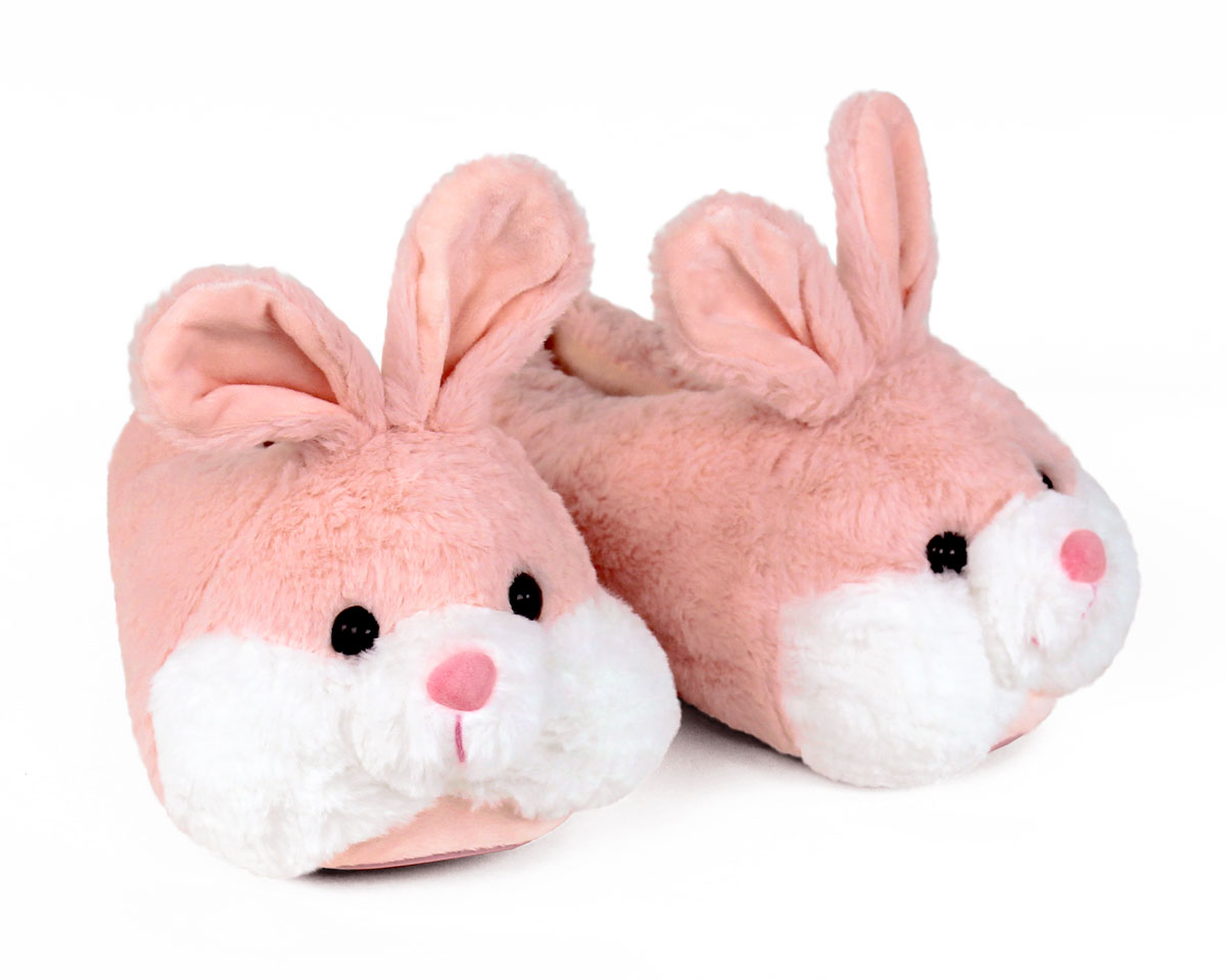 Classic Bunny Slippers for Women Funny Animal Slippers for Girls Cute Plush Rabbit  Slippers | Glow Guards