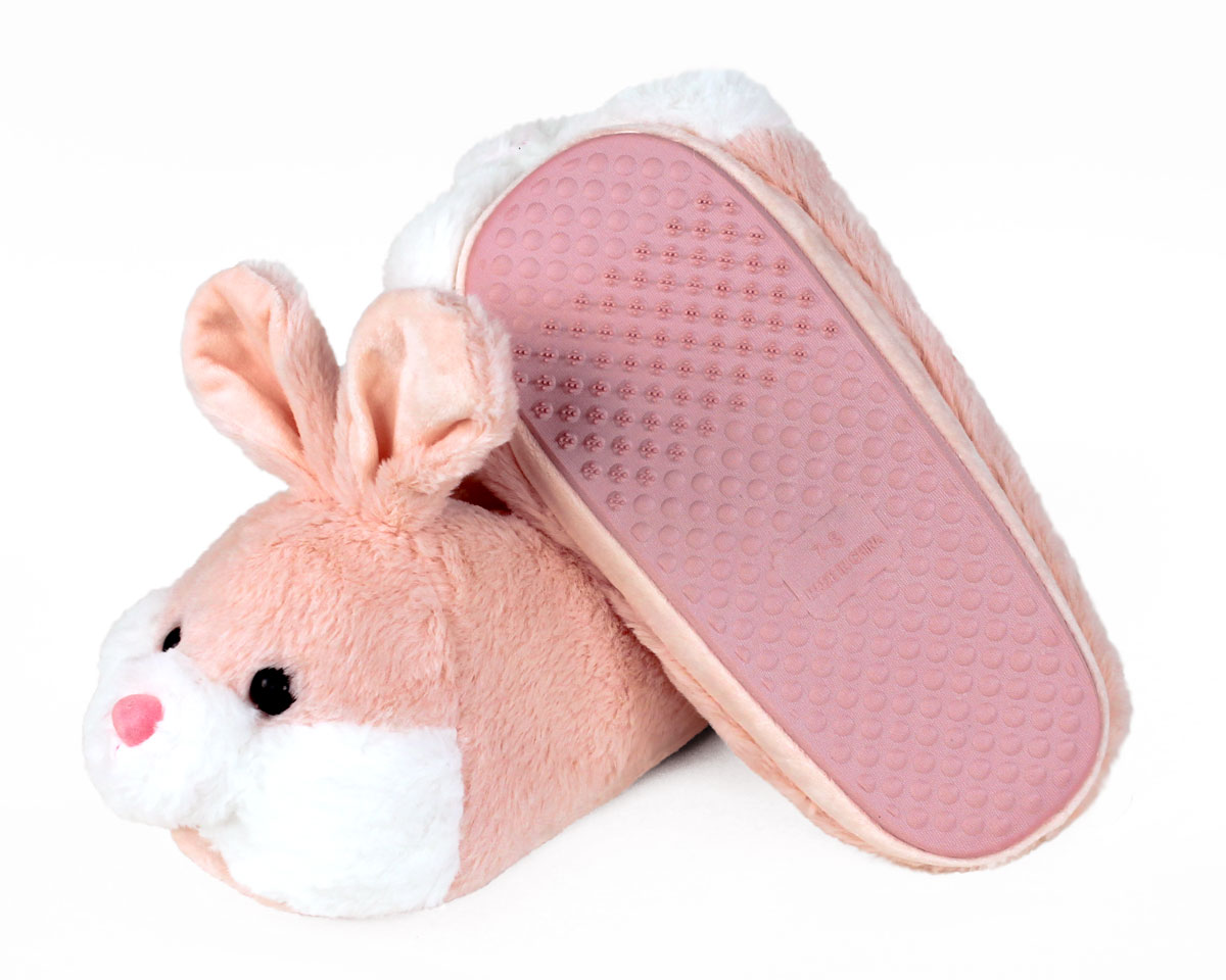 Pink Bunny Slippers Rabbit Animal Slippers