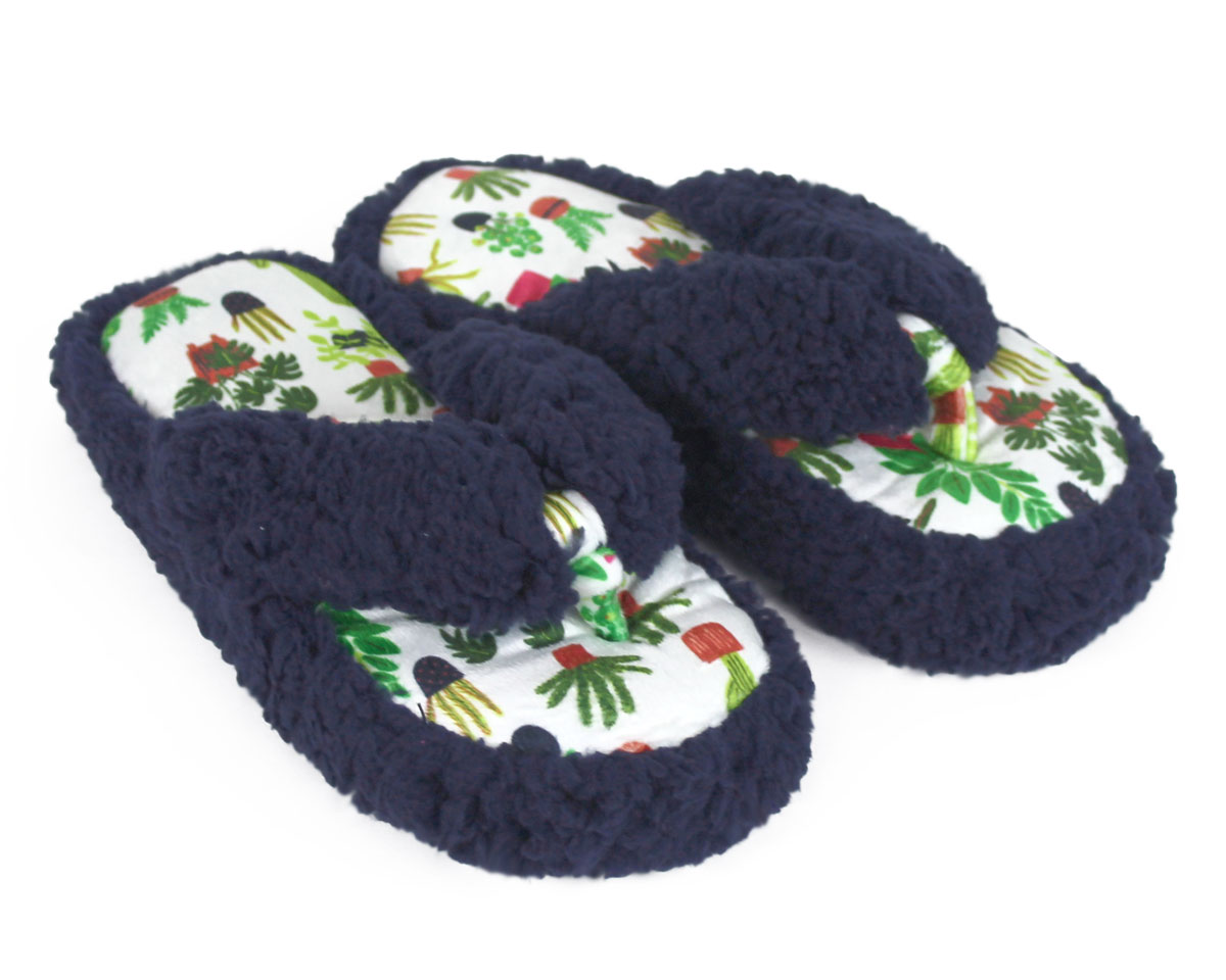 Plant Lady Spa Slippers Houseplant Novelty