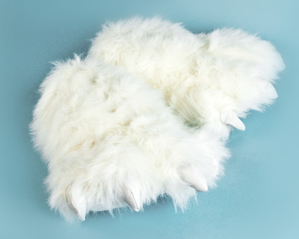 Polar Bear Slippers | Polar Bear Paw Slippers
