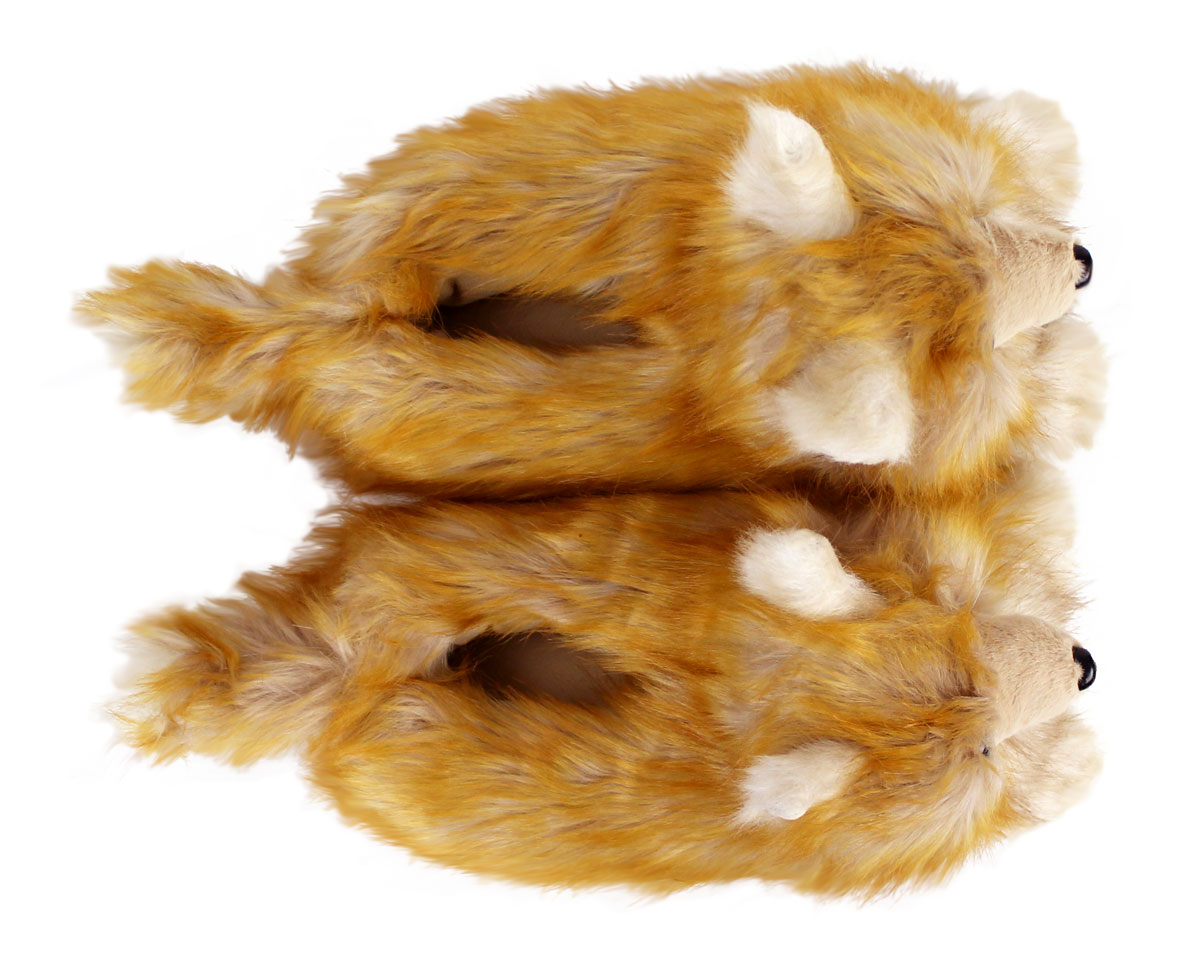 Pomeranian Slippers | Plush Dog Slippers