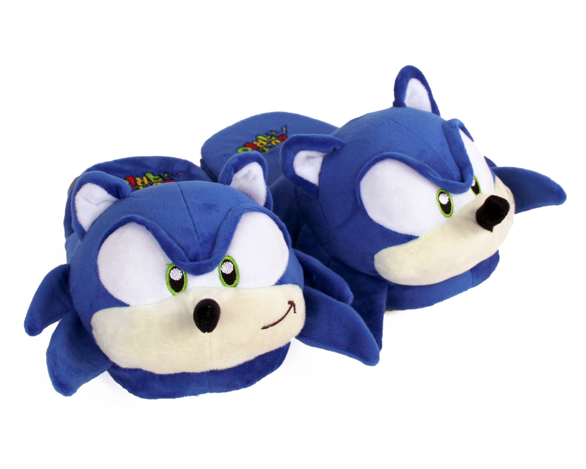 sonic the hedgehog childrens slippers