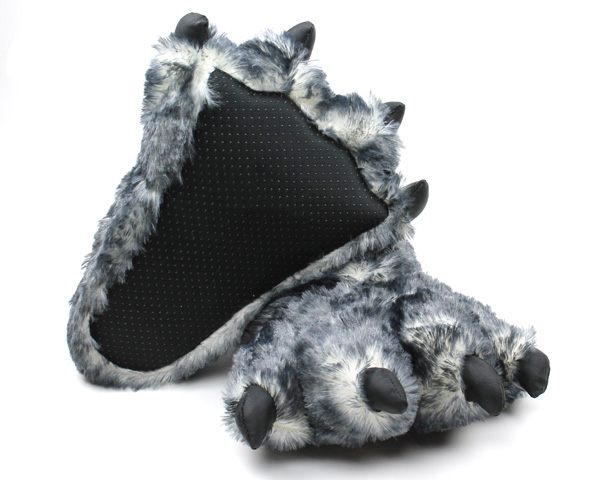 Kids Wolf Paw Slippers | Wolf Paw Slippers | Wolf Slippers
