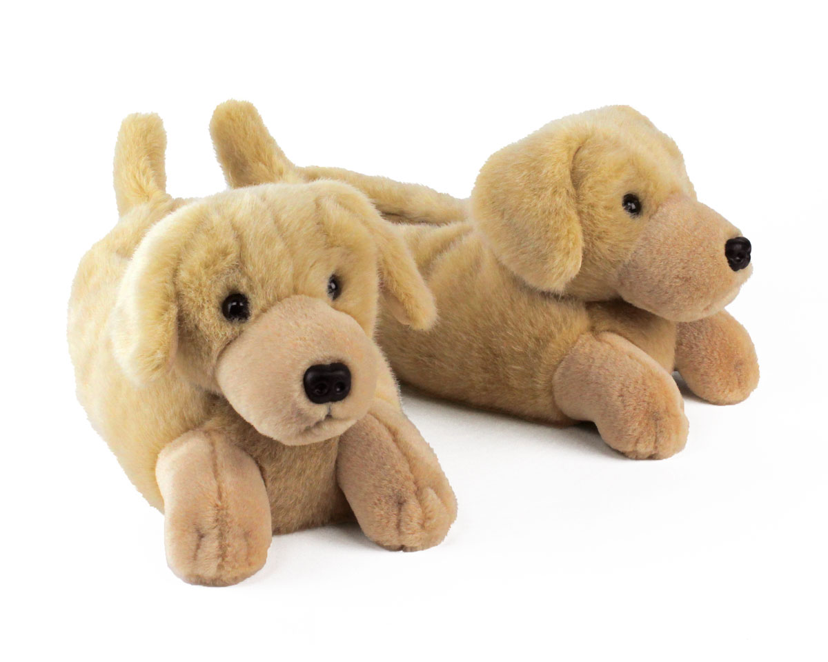 golden retriever slippers