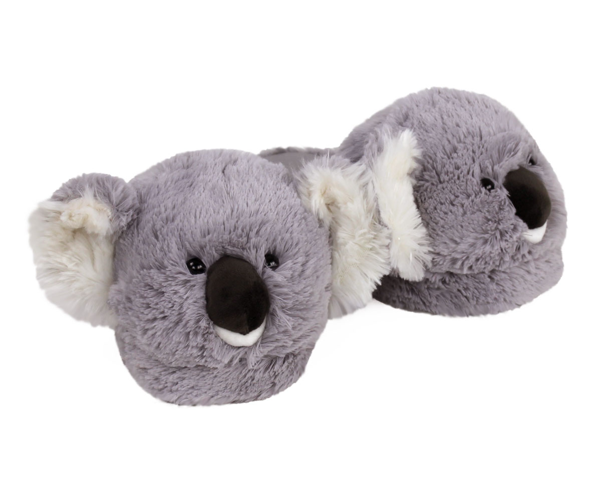 Fuzzy Koala Slippers