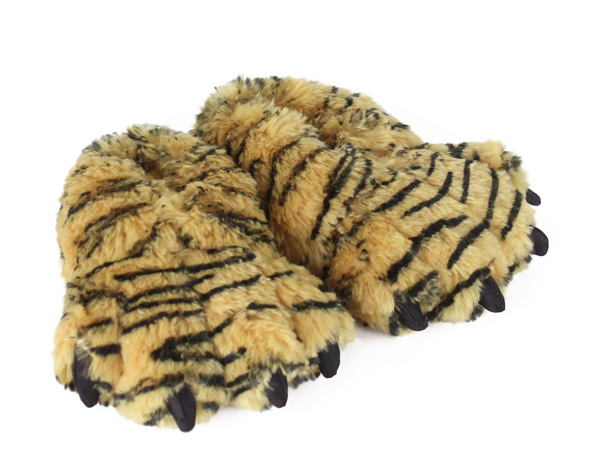 Kids Tiger Paw Slippers