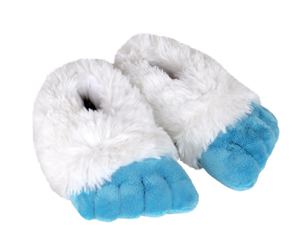 Kids Abominable Snowman Yeti Feet Slippers