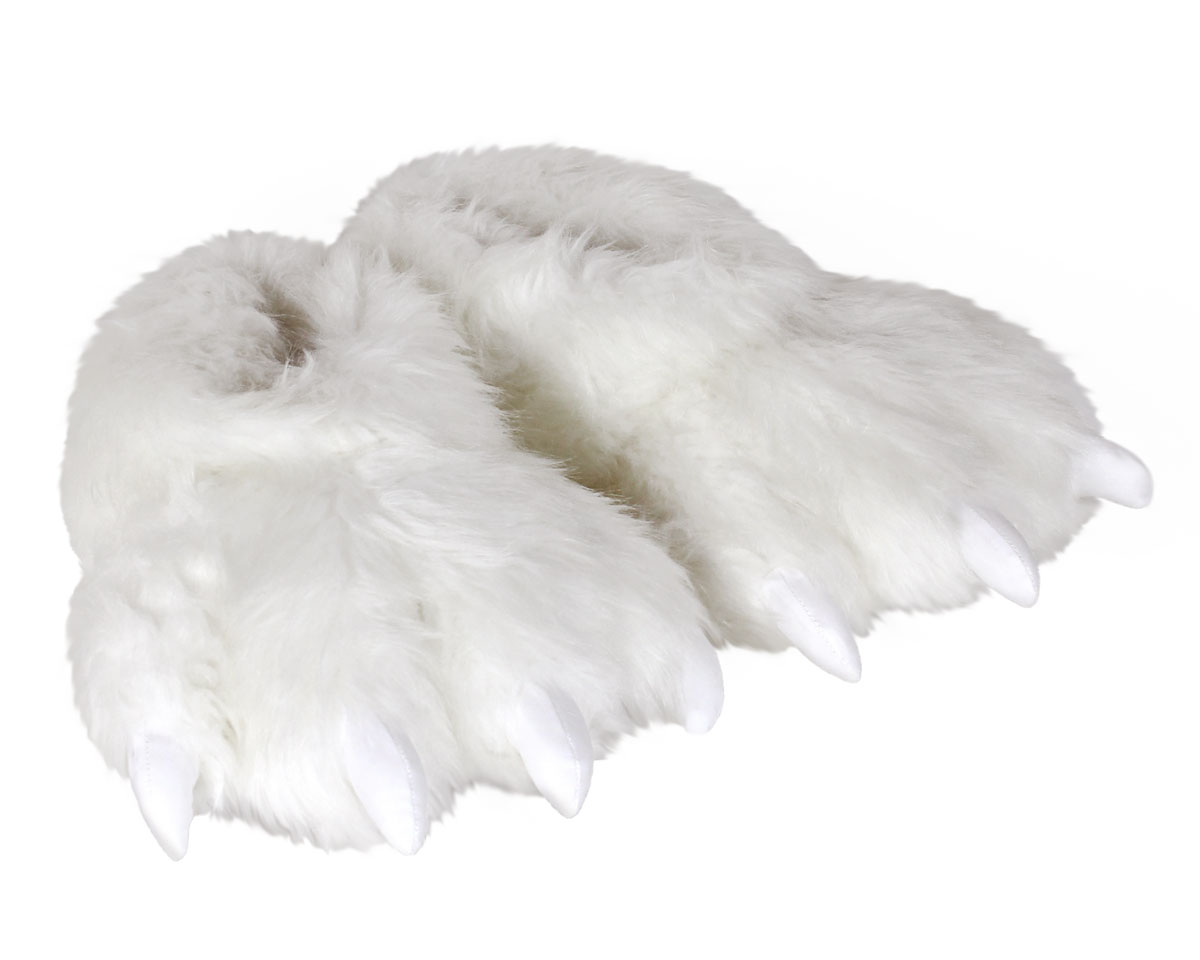 Polar Bear Paw Slippers