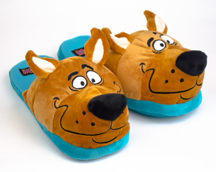 Mens  Boys Slippers Novelty Scooby Doo Winter Warm Funny Feet Big  Slippers 