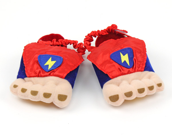 Kids Superhero Feet Slippers
