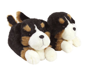 Bernese Mountain Dog Slippers