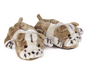 Bulldog Animal Slippers