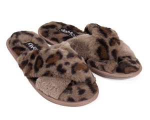 Cheetah Slippers