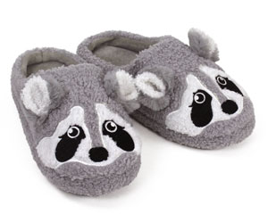 raccoon slippers for adults