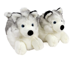 Husky Dog Slippers