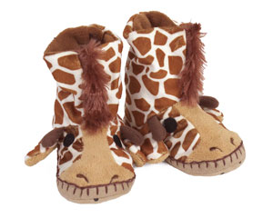 ladies giraffe slippers