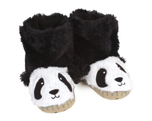 Kids Panda Slouch Slippers