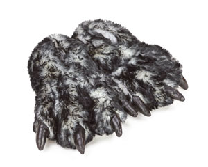 Kids Wolf Paw Slippers