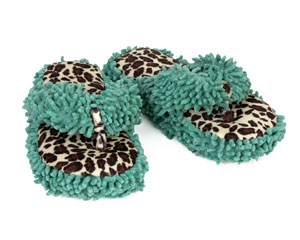 Leopard Spa Slippers